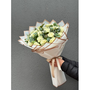 20 BEYAZ GÜL BUKETİ